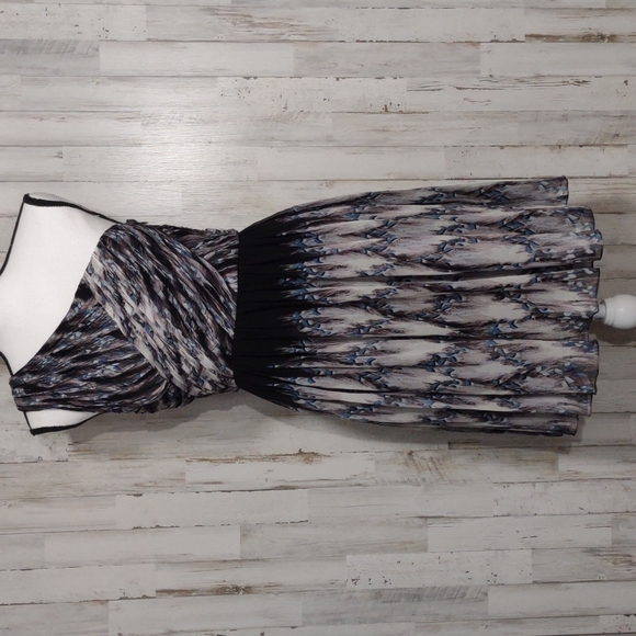 tibi New York One Shoulder Cocktail Dress - Picture 1 of 16